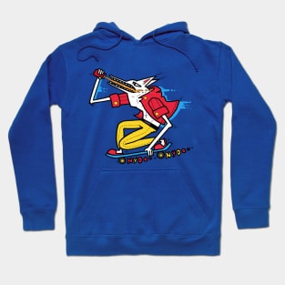 Skater Wolf Hoodie